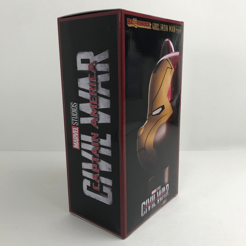 【中古美品】 未開封 ベアブリック Happyくじ MARVEL CIVIL WAR CAPTAIN AMERICA SP賞 アイアンマンMK-46　アメコミ フィギュア 055-260209-io-03-fuzh 万代Net店