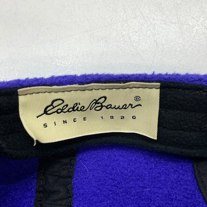 【中古品】【メンズ】 Eddie Bauer エディー・バウアー 90s フリースキャップ ブランド 帽子 185-250914-gm-30-fuz サイズ：FREE カラー：ブルー 万代Net店