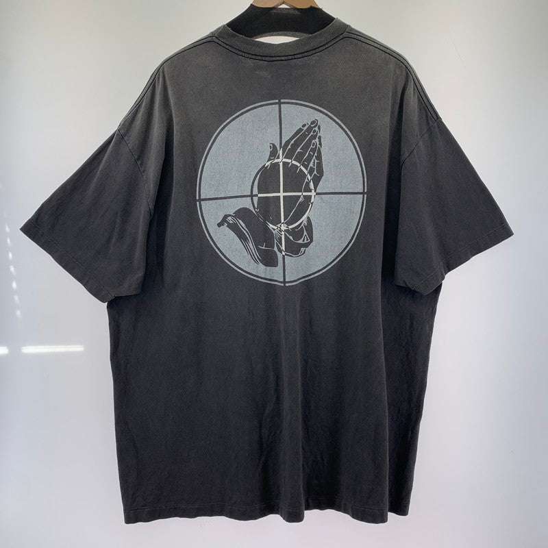 【中古品】【メンズ】 SAINT MICHAEL×FEAR OG GOD SM-HR8-0000-C01 SNT OF GOD FG SS TEE セント マイケル 140-250918-st-07-fuz サイズ：0S カラー：ブラック 万代Net店