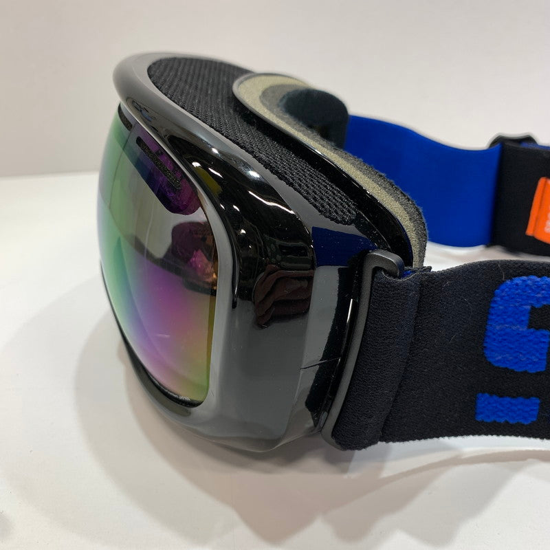 【中古品】 Spoon スプーン ミラーレンズ ゴーグル スノーゴーグル ストラップカラー青 127-261022-ky-09-fuz 万代Net店