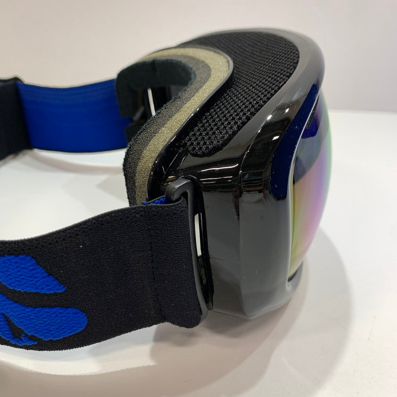 【中古品】 Spoon スプーン ミラーレンズ ゴーグル スノーゴーグル ストラップカラー青 127-261022-ky-09-fuz 万代Net店
