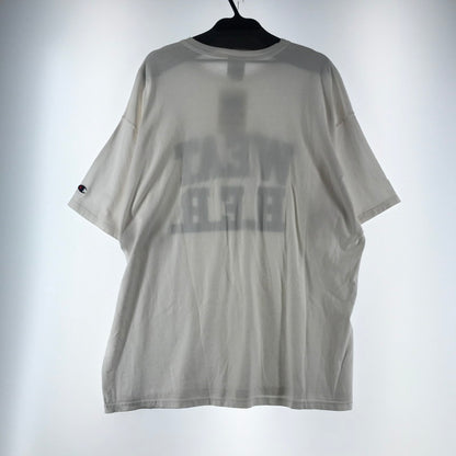 【中古品】【メンズ】 CHAMPION チャンピョン 半袖Tシャツ カラーWHITE 白 SIZE:XL 1LDK別注 WEAT HER. カレッジロゴ　 148-260804-ky-05-fuzh 万代Net店