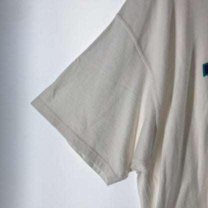 【中古品】【メンズ】 CHAMPION チャンピョン 半袖Tシャツ カラーWHITE 白 SIZE:XL 1LDK別注 WEAT HER. カレッジロゴ　 148-260804-ky-05-fuzh 万代Net店