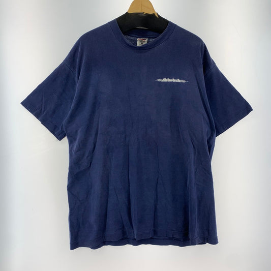 【中古品】【メンズ】 FRUIT OF THE LOOM METRO-TECH T-SHIRT フルーツ オブ ザ ルーム 145-250915-st-05-fuz サイズ：XL カラー：ネイビー 万代Net店