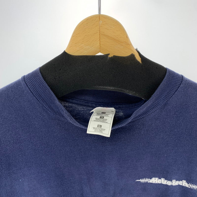 【中古品】【メンズ】 FRUIT OF THE LOOM METRO-TECH T-SHIRT フルーツ オブ ザ ルーム 145-250915-st-05-fuz サイズ：XL カラー：ネイビー 万代Net店
