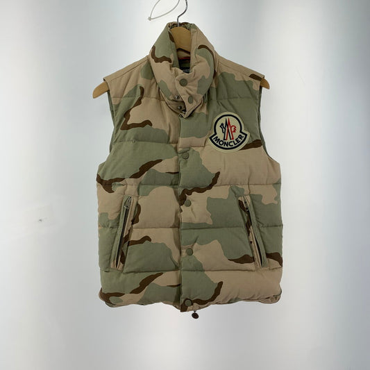 【中古品】【メンズ】 MONCLER JUNYA WATANABE COMME DES GARCONS JR-J205 ダウンベスト モンクレール 141-250915-st-01-fuz サイズ：S カラー：ウッドランドカモ 万代Net店