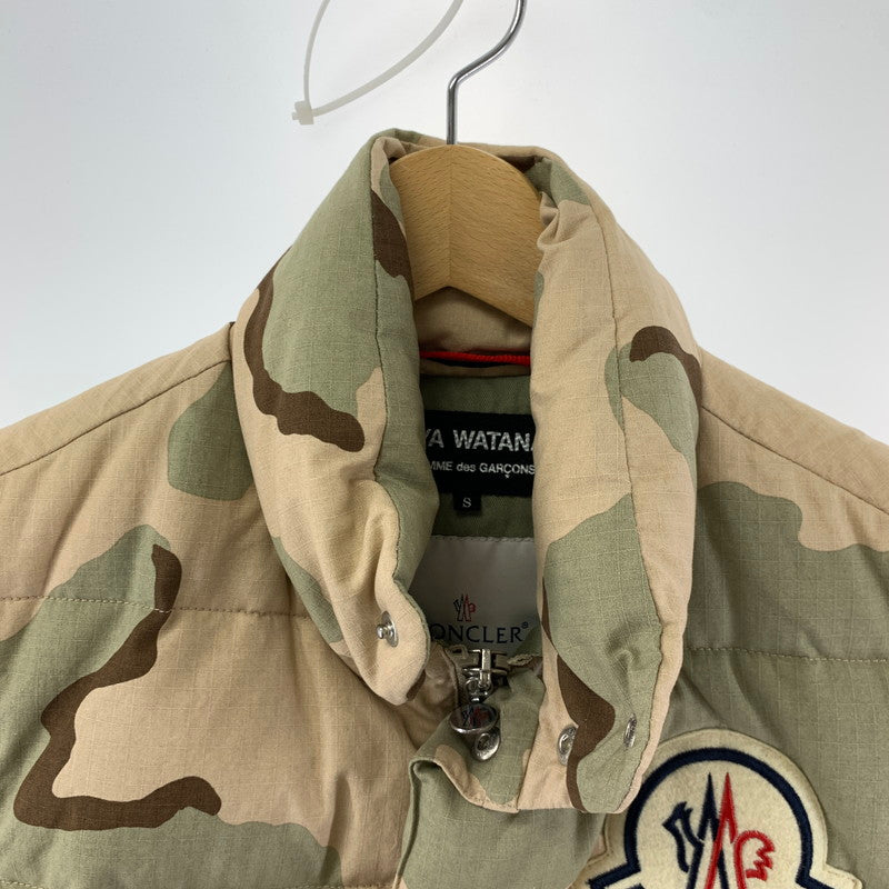 【中古品】【メンズ】 MONCLER JUNYA WATANABE COMME DES GARCONS JR-J205 ダウンベスト モンクレール 141-250915-st-01-fuz サイズ：S カラー：ウッドランドカモ 万代Net店