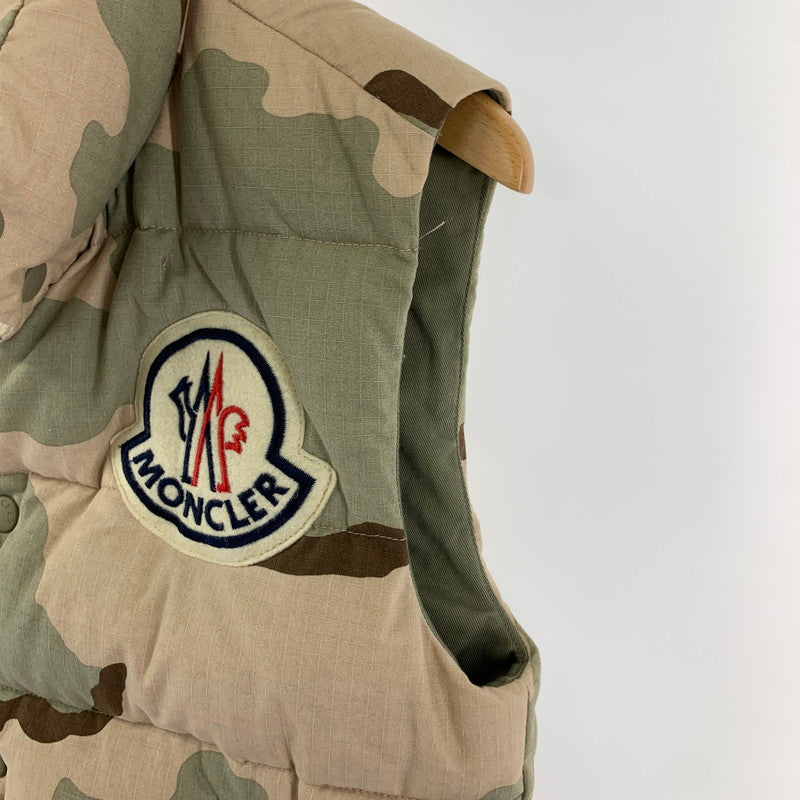 【中古品】【メンズ】 MONCLER JUNYA WATANABE COMME DES GARCONS JR-J205 ダウンベスト モンクレール 141-250915-st-01-fuz サイズ：S カラー：ウッドランドカモ 万代Net店
