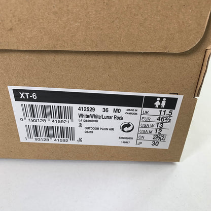 【中古品】【メンズ】 SALOMON 412529 スニーカー スニーカー 靴 サロモン 162-250918-st-30-fuz サイズ：30.0cm カラー：ホワイト 万代Net店