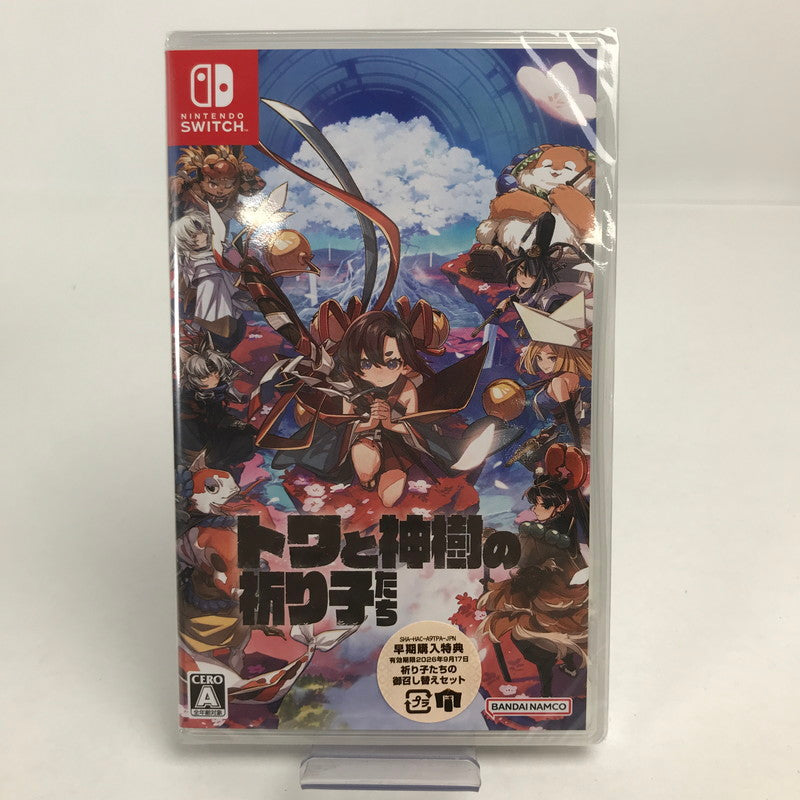 【中古美品】 未使用 未開封 Nintendo Switch ニンテンドー スイッチ ソフト トワと神樹の祈り子たち [CERO区分_A / 全年齢対象商品] 029-251107-mh-65-fuz 万代Net店
