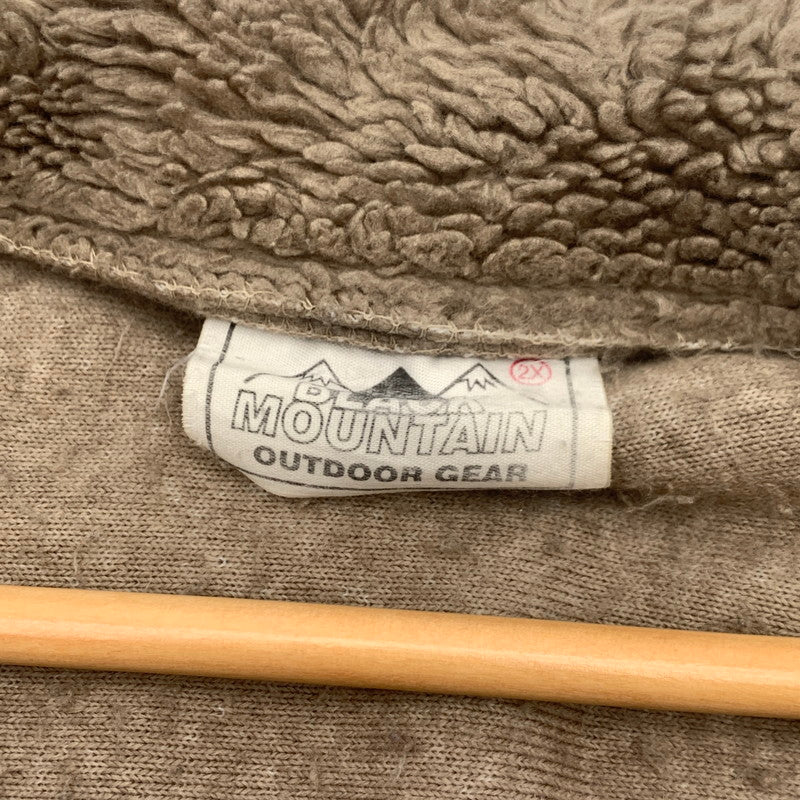 【中古品】【メンズ】 BLACK MOUNTAIN OUTDOOR GEAR FLEECE JACKET BROWN ブラックマウンテン フリースジャケット アウター ブランド 古着 ブルゾン 145-260725-gm-18-fuzh サイズ：2X カラー：ブラウン 万代Net店