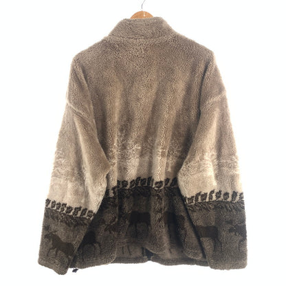 【中古品】【メンズ】 BLACK MOUNTAIN OUTDOOR GEAR FLEECE JACKET BROWN ブラックマウンテン フリースジャケット アウター ブランド 古着 ブルゾン 145-260725-gm-18-fuzh サイズ：2X カラー：ブラウン 万代Net店