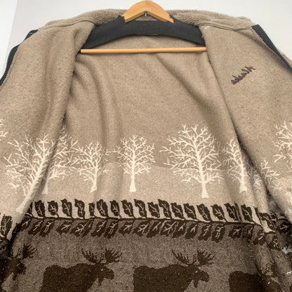【中古品】【メンズ】 BLACK MOUNTAIN OUTDOOR GEAR FLEECE JACKET BROWN ブラックマウンテン フリースジャケット アウター ブランド 古着 ブルゾン 145-260725-gm-18-fuzh サイズ：2X カラー：ブラウン 万代Net店