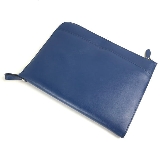 【中古品】【レディース】 NANO UNIVERSE ナノ・ユニバース クラッチバッグ BLUE サファイアーノレザー カバン バッグ かばん 鞄 ※ほつれ・スレあり 188-260711-io-66-fuzh 万代Net店