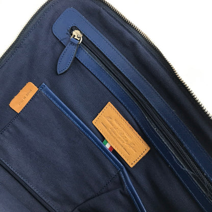 【中古品】【レディース】 NANO UNIVERSE ナノ・ユニバース クラッチバッグ BLUE サファイアーノレザー カバン バッグ かばん 鞄 ※ほつれ・スレあり 188-260711-io-66-fuzh 万代Net店