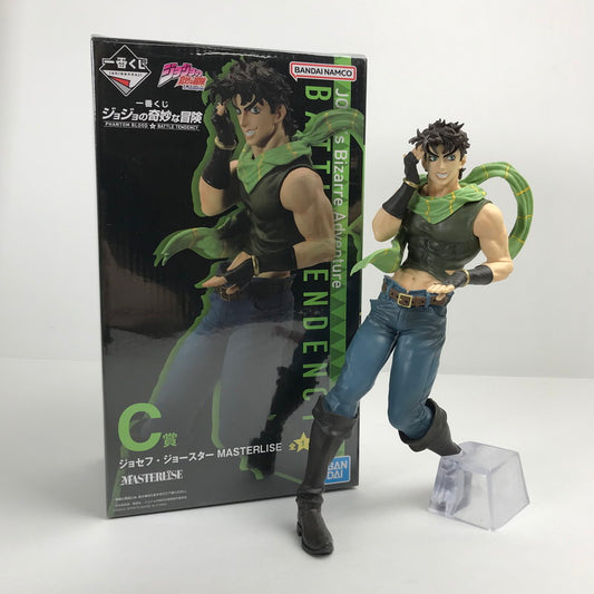 【中古品】 開封品 一番くじ ジョジョの奇妙な冒険 PHANTOM BLOOD＆BATTLE TENDENCY C賞 ジョセフ・ジョースター MASTERLISE フィギュア 051-260618-mh-05-fuzh 万代Net店