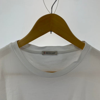 【中古品】【メンズ】 MONCLER E10918000900 SIDE ZIP SS TEE モンクレール 141-250920-st-02-fuz サイズ：XL カラー：ホワイト 万代Net店