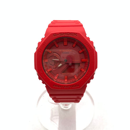 【現状渡し品】【メンズ】 G-SHOCK ジーショック GA-2100-4AJF 2100 SERIES アナデジ クォーツ腕時計 ※電池切れ 196-260425-gm-30-fuz カラー：レッド 万代Net店