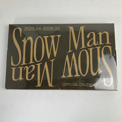 【中古品】 Snow Man 2025.04-2026.03 オフィシャルカレンダー 086-251129-io-21-fuz 万代Net店