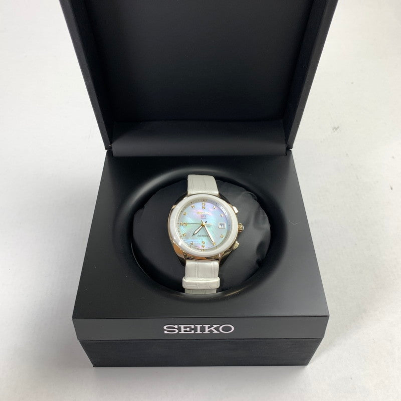 【中古品】【メンズ】 SEIKO STXD002 SATRON ソーラー腕時計 時計 セイコー 197-250923-st-12-fuz カラー：ホワイト 万代Net店