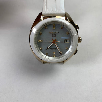 【中古品】【メンズ】 SEIKO STXD002 SATRON ソーラー腕時計 時計 セイコー 197-250923-st-12-fuz カラー：ホワイト 万代Net店