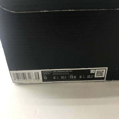 【中古品】【メンズ】 NIKE ナイキ DX2836-001 AIR JORDAN 6 RETRO エアジョーダン6 レトロ ”METALLIC SILVER" スニーカー 靴 160-250925-ky-04-fuz サイズ：30cm カラー：ブラック 万代Net店