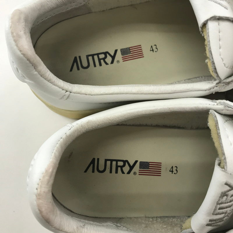 【中古品】【メンズ】 AUTRY AULM オートリー スニーカー 靴 163-250925-ky-03-fuz サイズ：US43 カラー：ホワイト 万代Net店