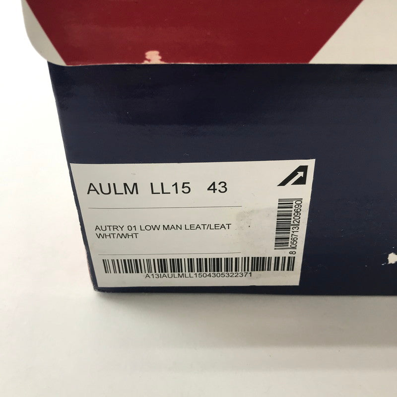 【中古品】【メンズ】 AUTRY AULM オートリー スニーカー 靴 163-250925-ky-03-fuz サイズ：US43 カラー：ホワイト 万代Net店