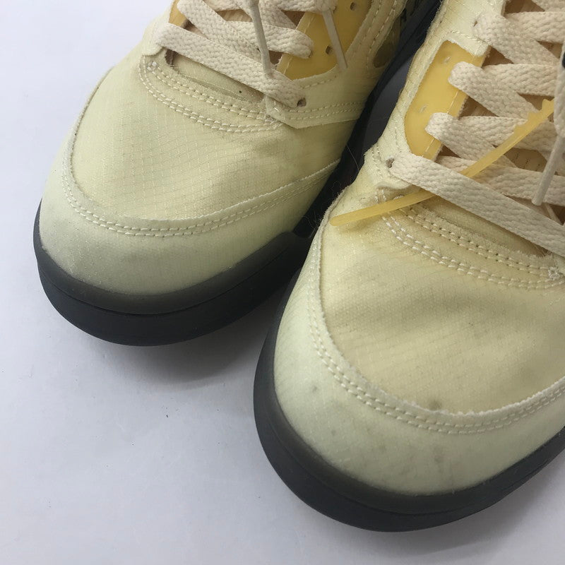 【中古品】【メンズ】 NIKE NIKE DH8565-100 ×OFF-WHITE ナイキ × オフホワイト AIR JORDAN 5 エアジョーダン5 "SAIL" 160-250925-ky-05-fuz サイズ：27.5cm カラー：ベージュ 万代Net店