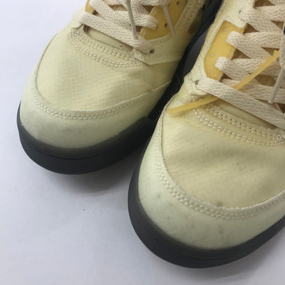 【中古品】【メンズ】 NIKE NIKE DH8565-100 ×OFF-WHITE ナイキ × オフホワイト AIR JORDAN 5 エアジョーダン5 "SAIL" 160-250925-ky-05-fuz サイズ：27.5cm カラー：ベージュ 万代Net店