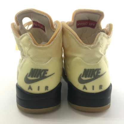 【中古品】【メンズ】 NIKE NIKE DH8565-100 ×OFF-WHITE ナイキ × オフホワイト AIR JORDAN 5 エアジョーダン5 "SAIL" 160-250925-ky-05-fuz サイズ：27.5cm カラー：ベージュ 万代Net店