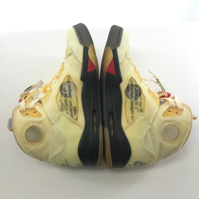 【中古品】【メンズ】 NIKE NIKE DH8565-100 ×OFF-WHITE ナイキ × オフホワイト AIR JORDAN 5 エアジョーダン5 "SAIL" 160-250925-ky-05-fuz サイズ：27.5cm カラー：ベージュ 万代Net店