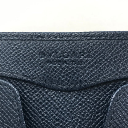 【中古品】【メンズ/レディース】 BVLGARI ブルガリ ロゴリング コインケース 財布 181-250925-ky-08-fuz カラー：ネイビー 万代Net店
