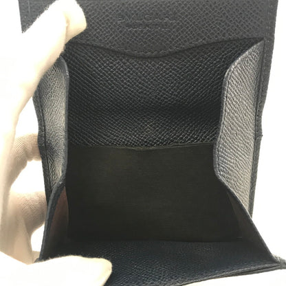 【中古品】【メンズ/レディース】 BVLGARI ブルガリ ロゴリング コインケース 財布 181-250925-ky-08-fuz カラー：ネイビー 万代Net店