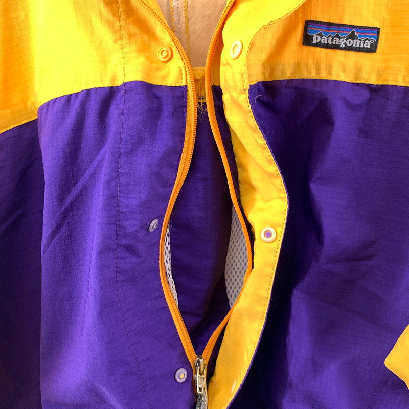 【中古品】【メンズ】 PATAGONIA パタゴニア 83113 PNEUMATIC PULLOVER ニューマティック プルオーバー マウンテン パーカー ジャケット コート アウター 古着 144-260306-mh-07-fuz サイズ：S カラー：イエロー パープル 万代Net店
