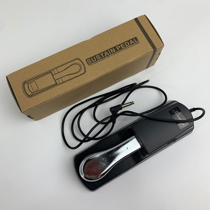 【現状渡し品】 サスティンペダル 補助ペダル SUSTAIN PEDAL 電子ピアノ 動作未確認品 ※本体にサビやキズ・外箱に傷みあり 113-261024-io-20-fuz 万代Net店