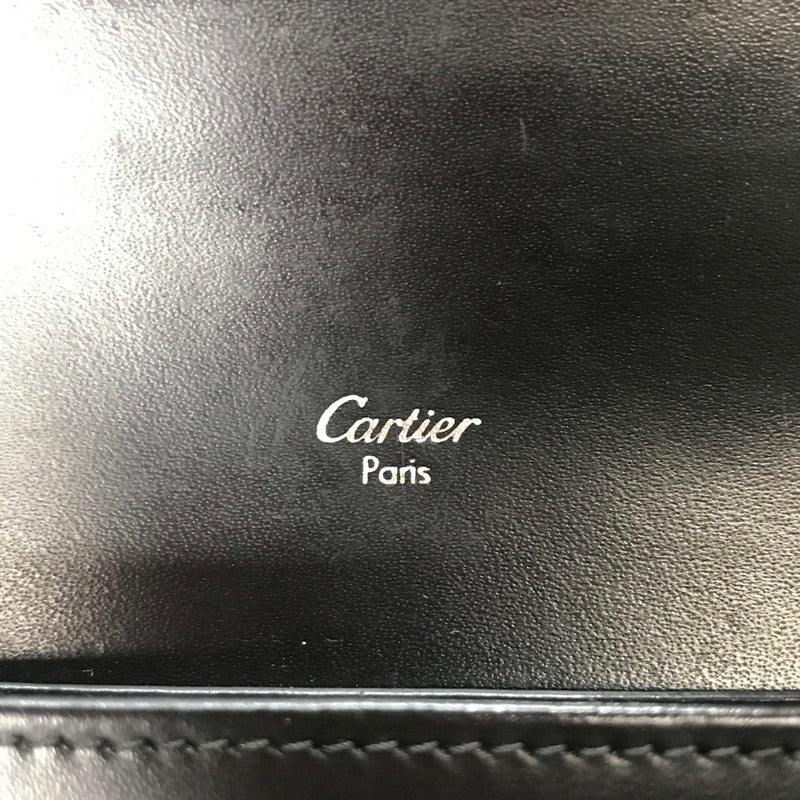 【中古品】【レディース】 CARTIER カルティエ ラブコレクション ロングウォレット 長財布 財布 181-251003-mh-01-fuz カラー：ブラック 万代Net店
