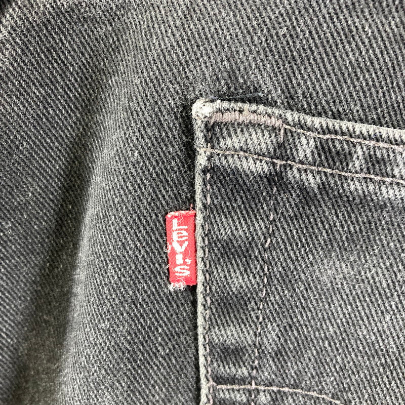 【中古品】【メンズ】 LEVI'S リーバイス 550 ブラック デニム パンツ ジーンズ ボトムス 古着 156-260114-mh-55-fuz サイズ：W30 カラー：ブラック 万代Net店