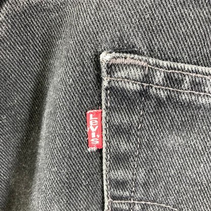 【中古品】【メンズ】 LEVI'S リーバイス 550 ブラック デニム パンツ ジーンズ ボトムス 古着 156-260114-mh-55-fuz サイズ：W30 カラー：ブラック 万代Net店