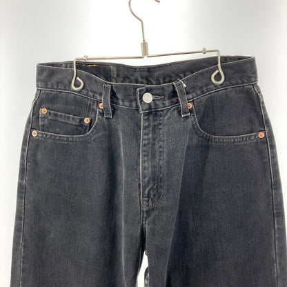 【中古品】【メンズ】 LEVI'S リーバイス 550 ブラック デニム パンツ ジーンズ ボトムス 古着 156-260114-mh-55-fuz サイズ：W30 カラー：ブラック 万代Net店