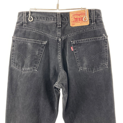 【中古品】【メンズ】 LEVI'S リーバイス 550 ブラック デニム パンツ ジーンズ ボトムス 古着 156-260114-mh-55-fuz サイズ：W30 カラー：ブラック 万代Net店