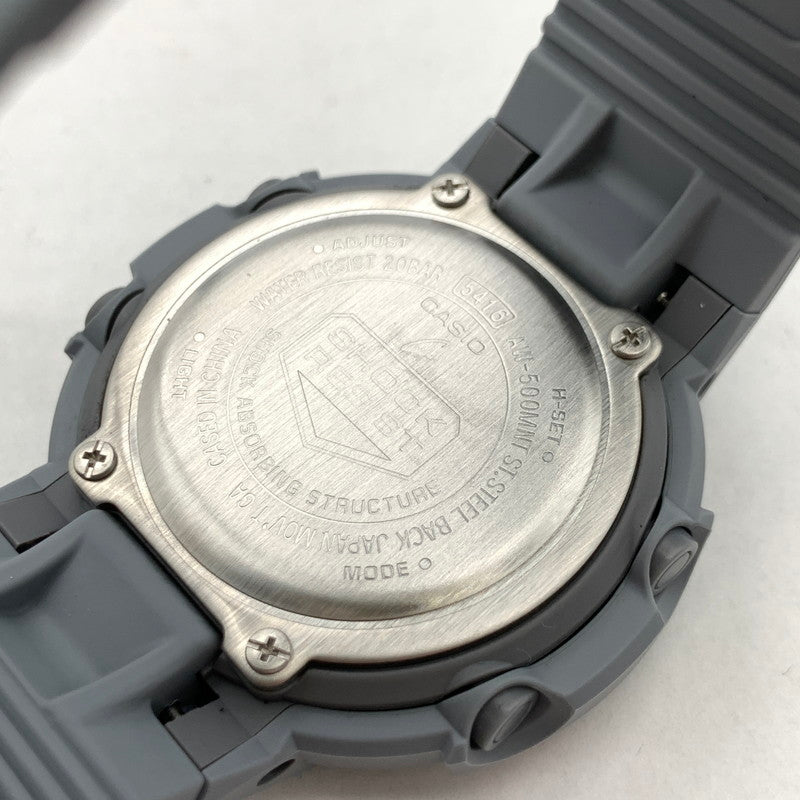 【中古美品】【メンズ】 G-SHOCK ジーショック AW-500MNT-8ADR クォーツ腕時計 196-260425-gm-29-fuz カラー：ライトグレー 万代Net店