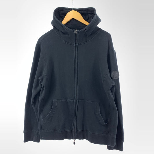 【中古品】【メンズ】 HUNTING WORLD ハンティングワールド ZIP UP HOODIE ジップフーディー パーカー 141-260111-nm-08-fuz サイズ：L カラー：ブラック（グレー系） 万代Net店