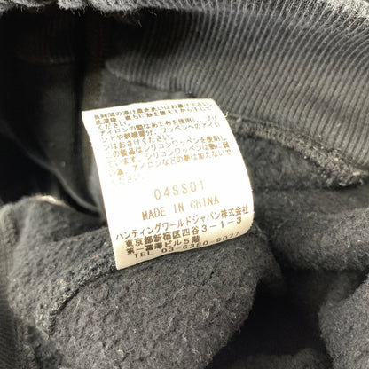 【中古品】【メンズ】 HUNTING WORLD ハンティングワールド ZIP UP HOODIE ジップフーディー パーカー 141-260111-nm-08-fuz サイズ：L カラー：ブラック（グレー系） 万代Net店