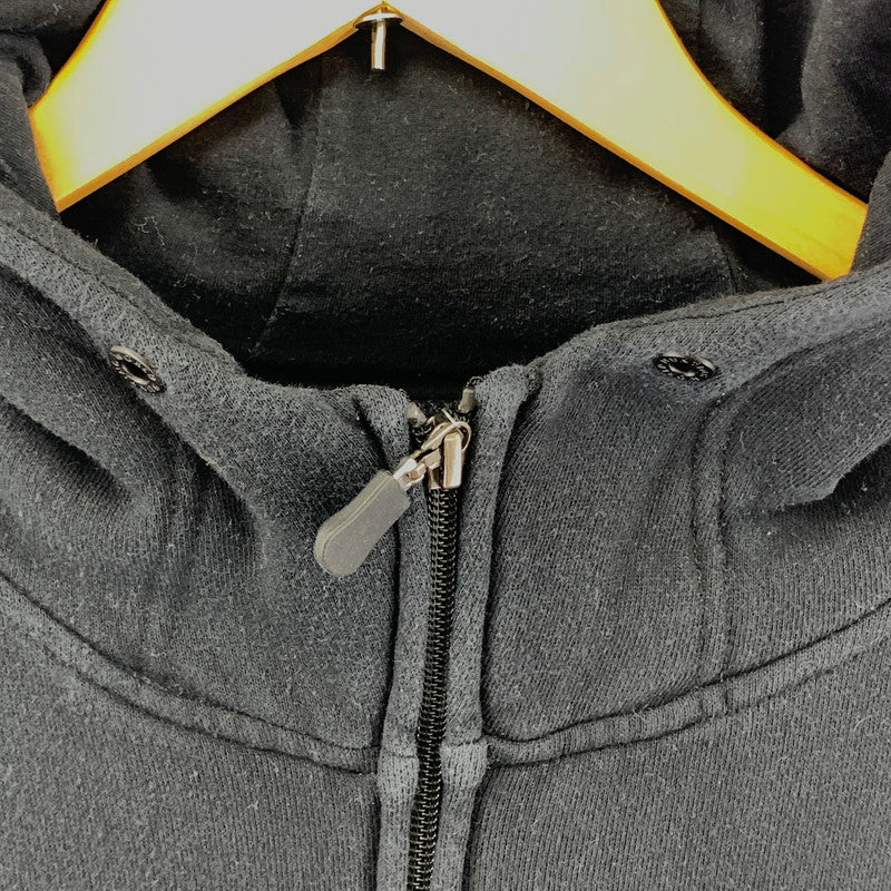 【中古品】【メンズ】 HUNTING WORLD ハンティングワールド ZIP UP HOODIE ジップフーディー パーカー 141-260111-nm-08-fuz サイズ：L カラー：ブラック（グレー系） 万代Net店