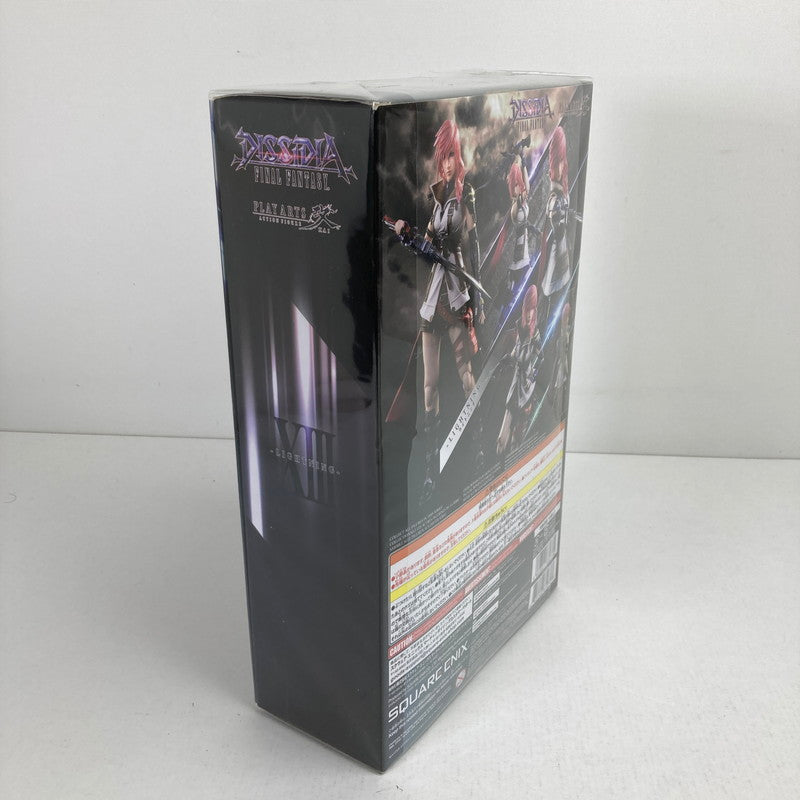 【中古品】 完備品 PLAY ARTS改 ライトニング 「ディシディア ファイナルファンタジー」フィギュア 箱日焼けあり 052-260612-ky-07-fuzh 万代Net店
