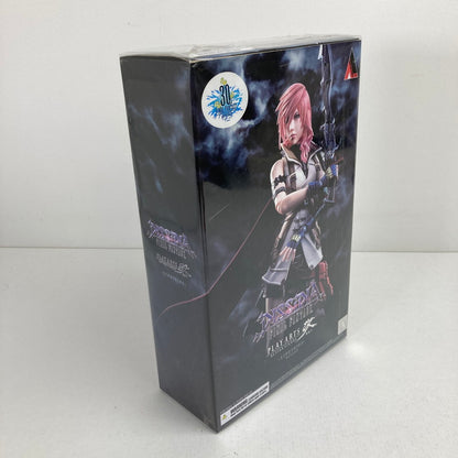 【中古品】 完備品 PLAY ARTS改 ライトニング 「ディシディア ファイナルファンタジー」フィギュア 箱日焼けあり 052-260612-ky-07-fuzh 万代Net店