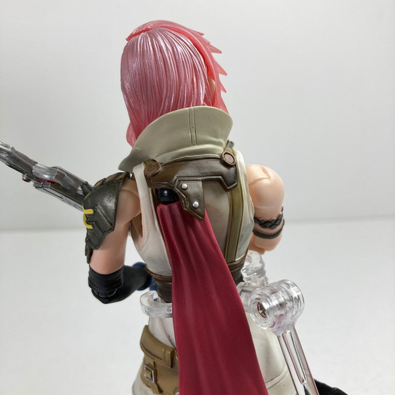 【中古品】 完備品 PLAY ARTS改 ライトニング 「ディシディア ファイナルファンタジー」フィギュア 箱日焼けあり 052-260612-ky-07-fuzh 万代Net店