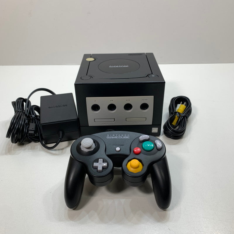 【中古美品】 Nintendo GAME CUBE ニンテンドー ゲーム キューブ 本体 ブラック 箱無し 023-251128-mh-04-fuz 万代Net店