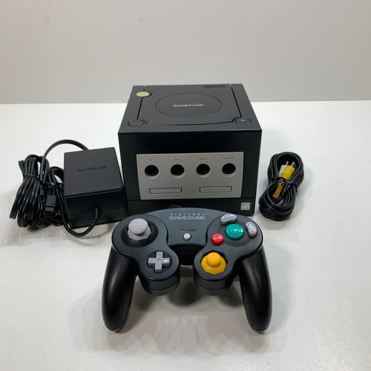 【中古美品】 Nintendo GAME CUBE ニンテンドー ゲーム キューブ 本体 ブラック 箱無し 023-251128-mh-04-fuz 万代Net店